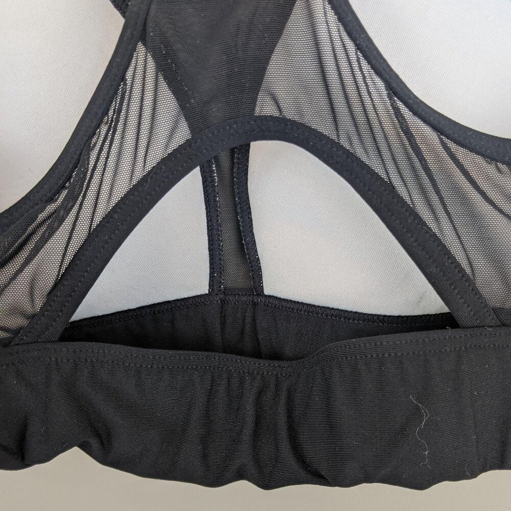 Victoria's Secret PINK black multicolored geo print ultimate sports bra small - Picture 6 of 9
